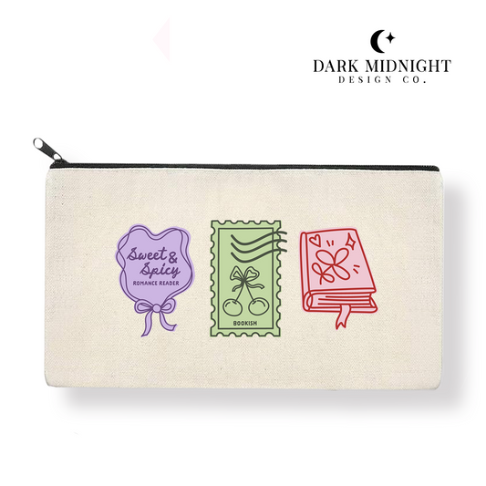 Bookish Stamp Pouch