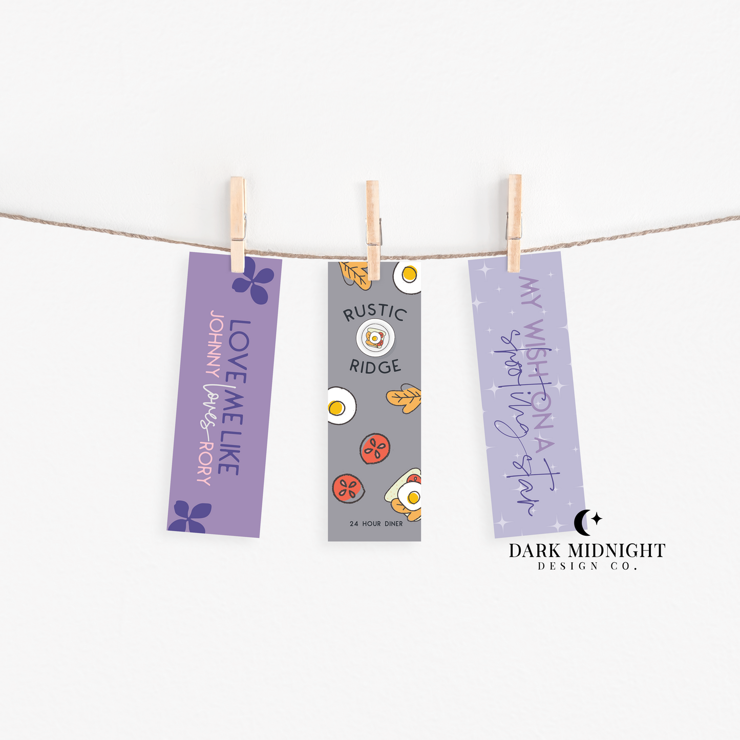 Rustic Ridge Diner Logo Bookmark - Officially Licensed Cherry Peak Series