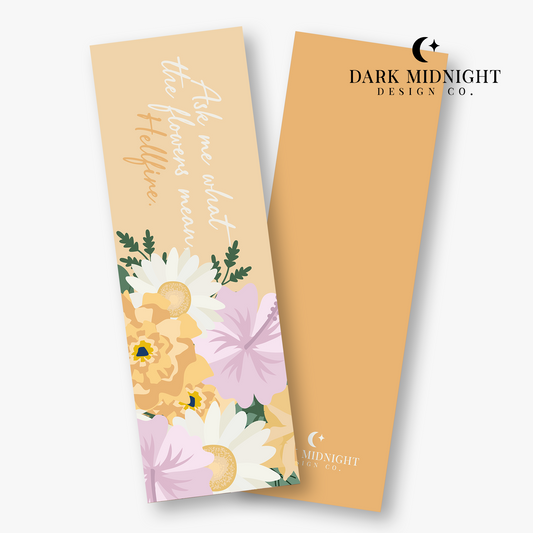 Ask Me What The Flowers Mean Bookmark - Officially Licensed Vancouver Storm Series