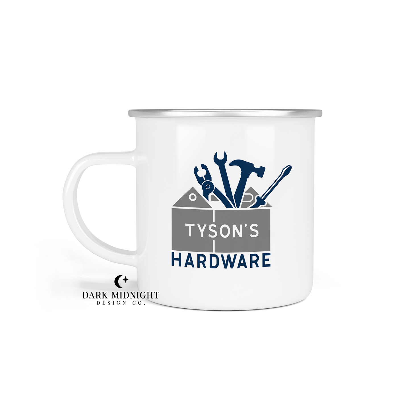 Tyson's Hardware Logo 12oz Camp Mug - Officially Licensed AJ Alexander Merch