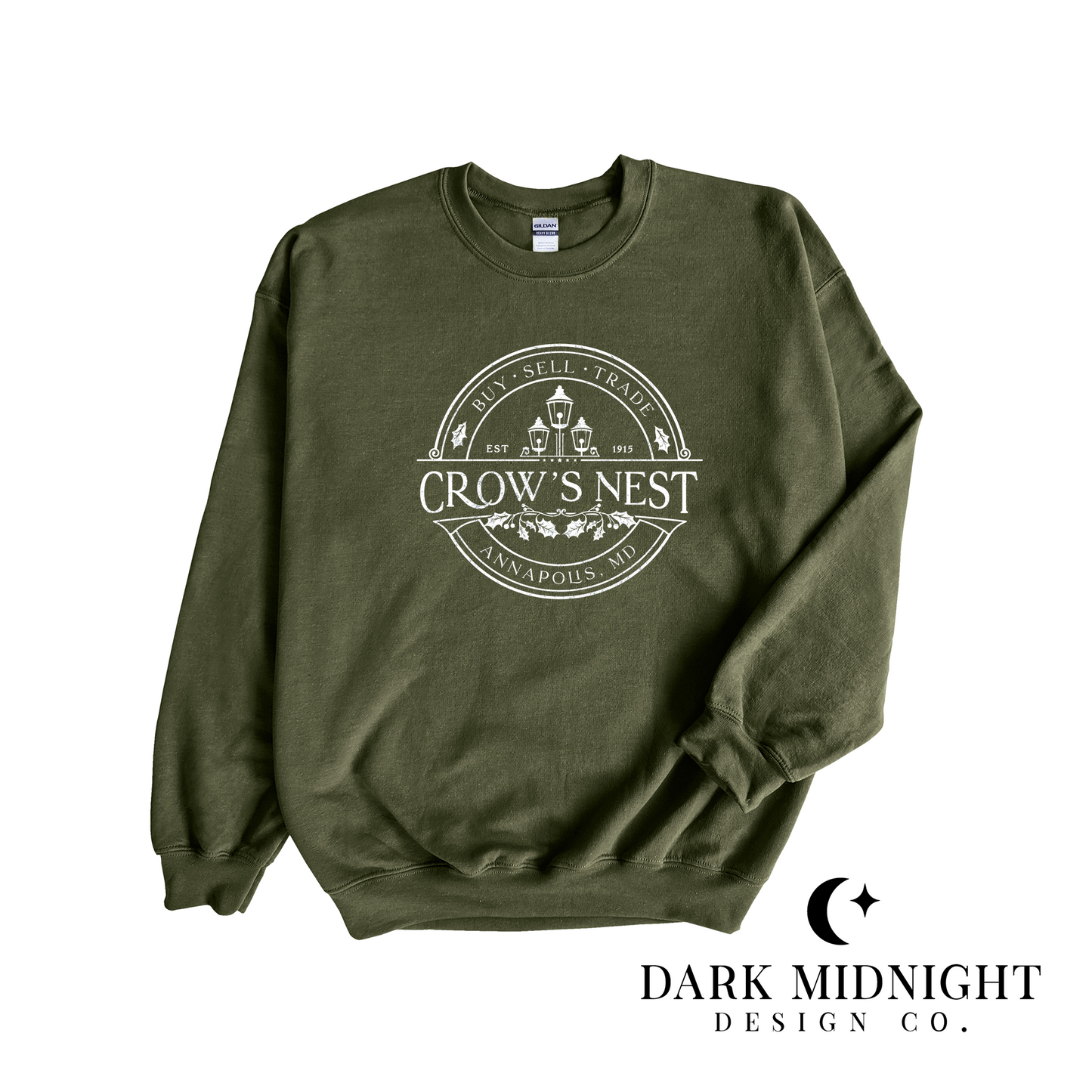 Crow's Nest Logo Crewneck Sweatshirt - Officially Licensed Ghosted Series