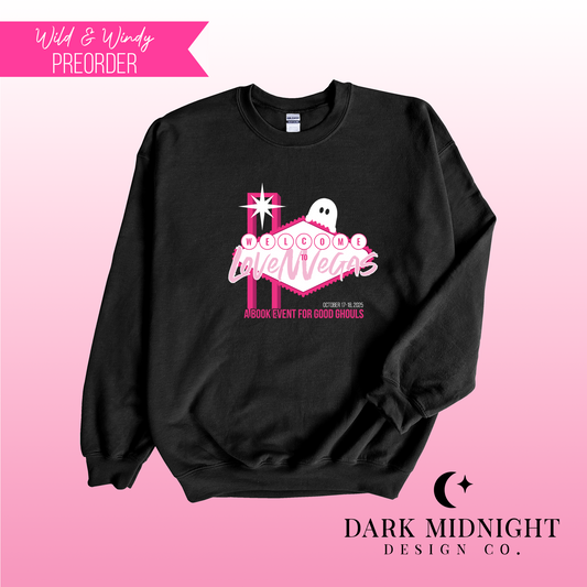 PRE-ORDER: CREW Welcome to LoveNVegas Good Ghouls Sweatshirt - Official Wild & Windy Merch