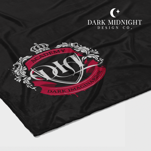 Pre-Order: Dark Imaginarium Academy Logo Blanket - Officially Licensed Blood Oath Series