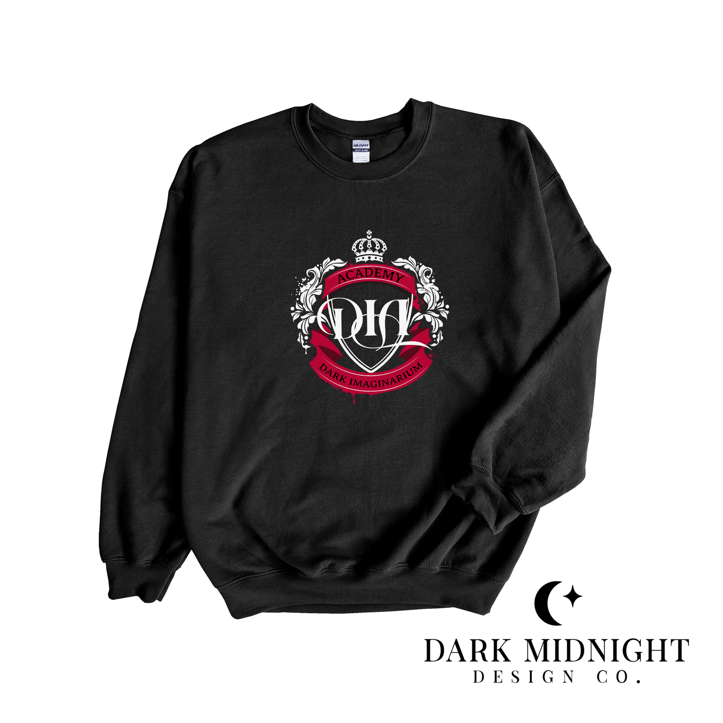 Dark Imaginarium Academy Logo Crewneck Sweatshirt - Officially Licensed Blood Oath Series