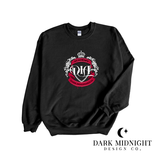 Pre-Order: Dark Imaginarium Academy Logo Crewneck Sweatshirt - Officially Licensed Blood Oath Series