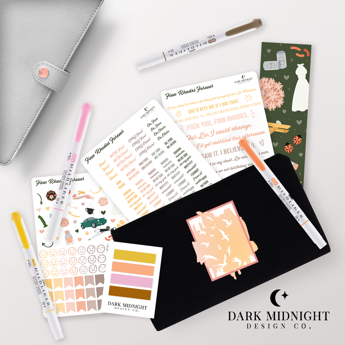 Finn Rhodes Forever Annotation Sticker Kit - Officially Licensed Queen ...