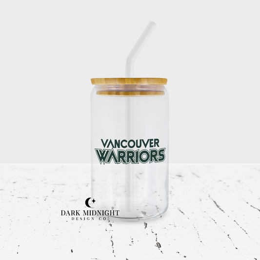 Pre-Order: Vancouver Warriors 16oz Glass Can - Officially Licensed Greatest Love Series