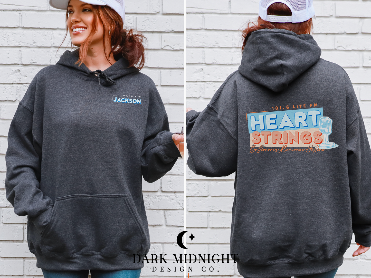 Heartstrings Station Logo Hooded Sweatshirt - Officially Licensed Heartstrings Series
