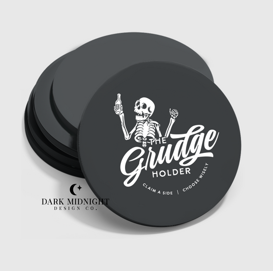 Grudge Holder Bar Logo Coasters - Set of 4 - Officially Licensed Sullivan Family Series
