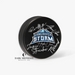 Vancouver Storm Team Signed Hockey Puck - Officially Licensed Vancouver Storm Series