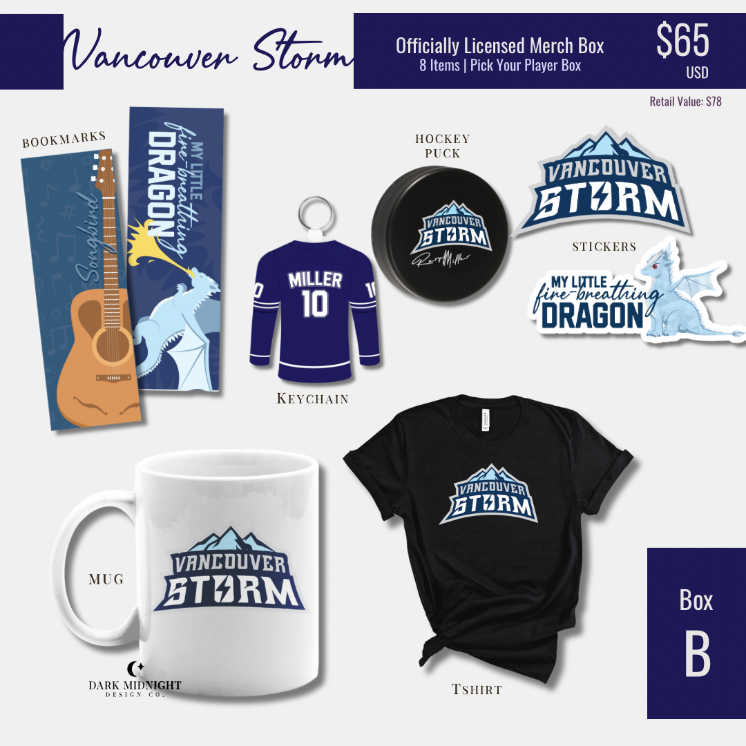 Vancouver Storm Player's Collection Merch Box - Officially Licensed Vancouver Storm Series