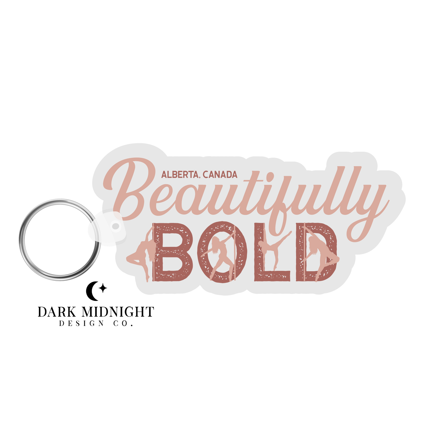 Beautifully Bold Logo Keychain - Officially Licensed Cherry Peak