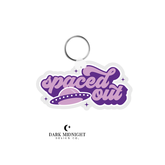 Spaced Out Keychain - Officially Licensed Orleans University Series Merch