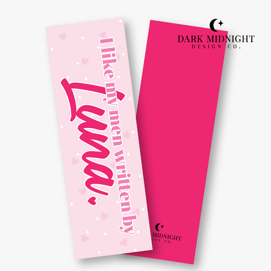 I Like My Men Written By Luna Bookmark - Officially Licensed Three Hearts Hideaway Merch