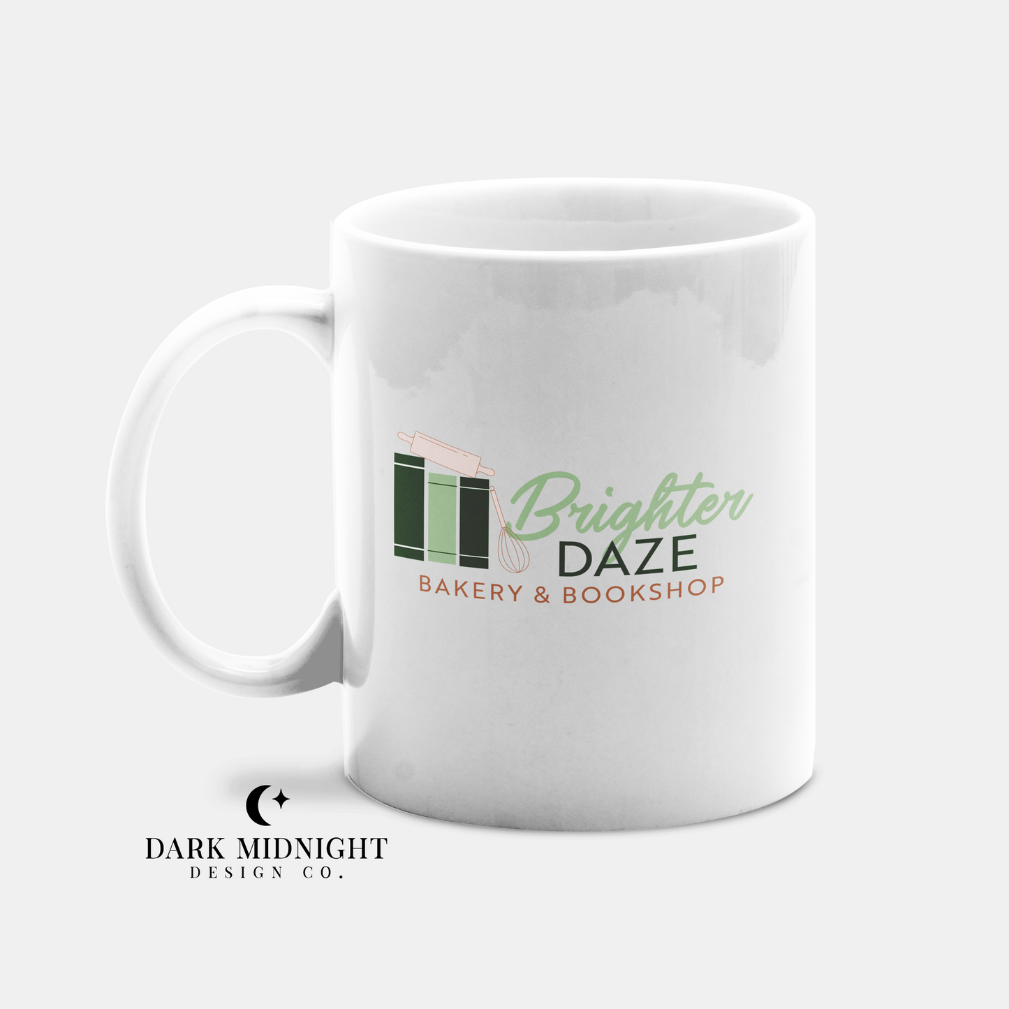 Brighter Daze Bakery and Bookshop Logo 15oz Mug - Officially Licensed Amada Beach Series