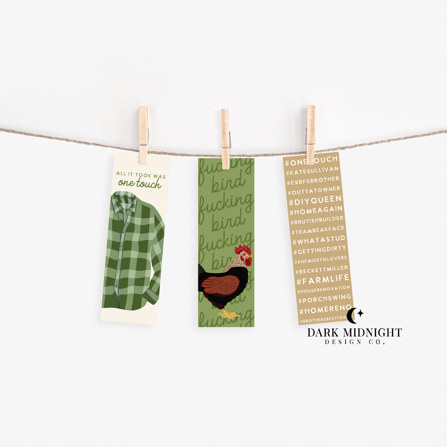 One Touch Hashtags Bookmark - Officially Licensed Sullivan Family Series