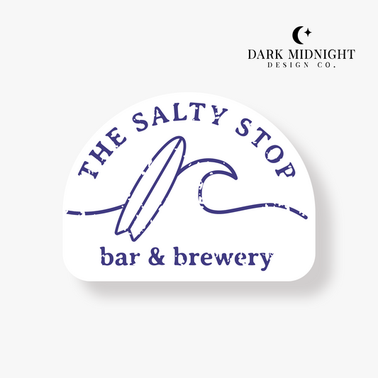 The Salty Stop Sticker - Officially Licensed Valentine Bay Merch