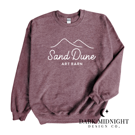 Sand Dune Art Barn Logo  Crewneck Sweatshirt - Officially Licensed Sullivan Family Series
