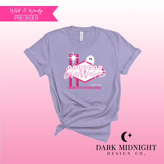 PRE-ORDER: PURPLE Welcome to LoveNVegas Good Ghouls Tee - Official Wild & Windy Merch