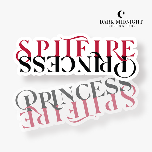 Pre-Order: Spitfire / Princess Sticker - Officially Licensed Blood Oath Series