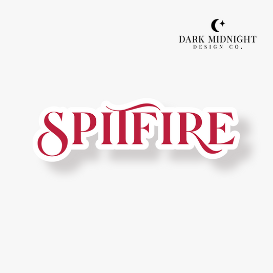Pre-Order: Spitfire Sticker - Officially Licensed Blood Oath Series