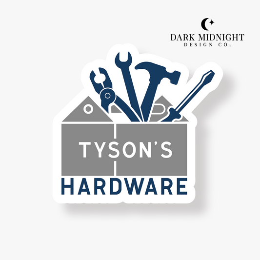 Tyson's Hardware Logo Sticker - Officially Licensed AJ Alexander Merch