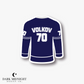 Alexei Volkov Jersey Sticker - Officially Licensed Vancouver Storm Series