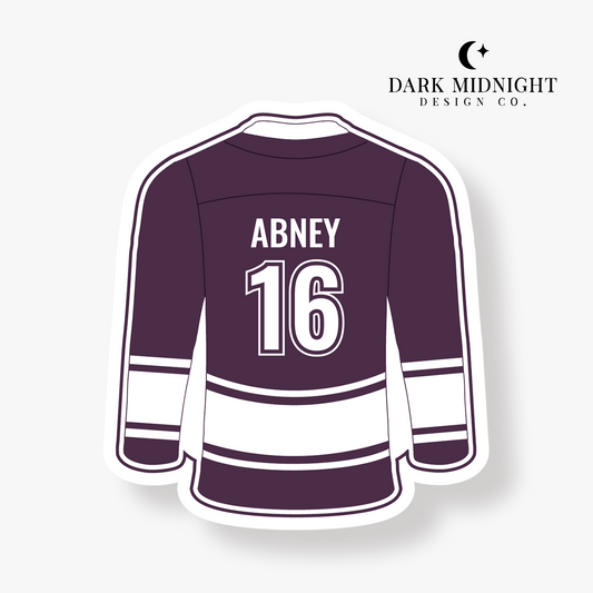 Nikolai Abney Jersey Sticker - Officially Licensed Beyond The Play Series