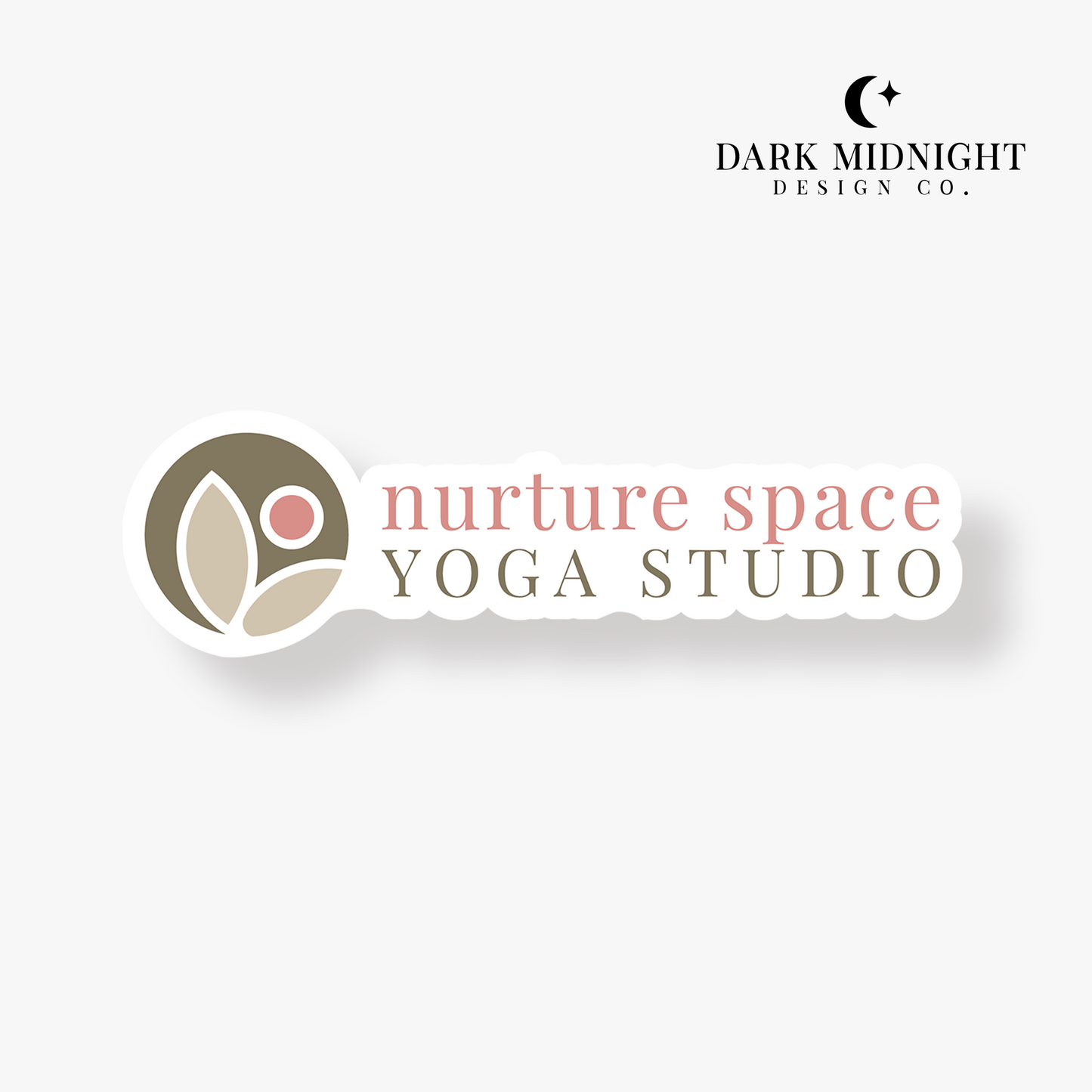 Nurture Space Yoga Studio Sticker - Officially Licensed AJ Alexander Merch