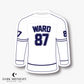 Tate Ward Vancouver Storm Jersey Sticker - Officially Licensed Vancouver Storm Series
