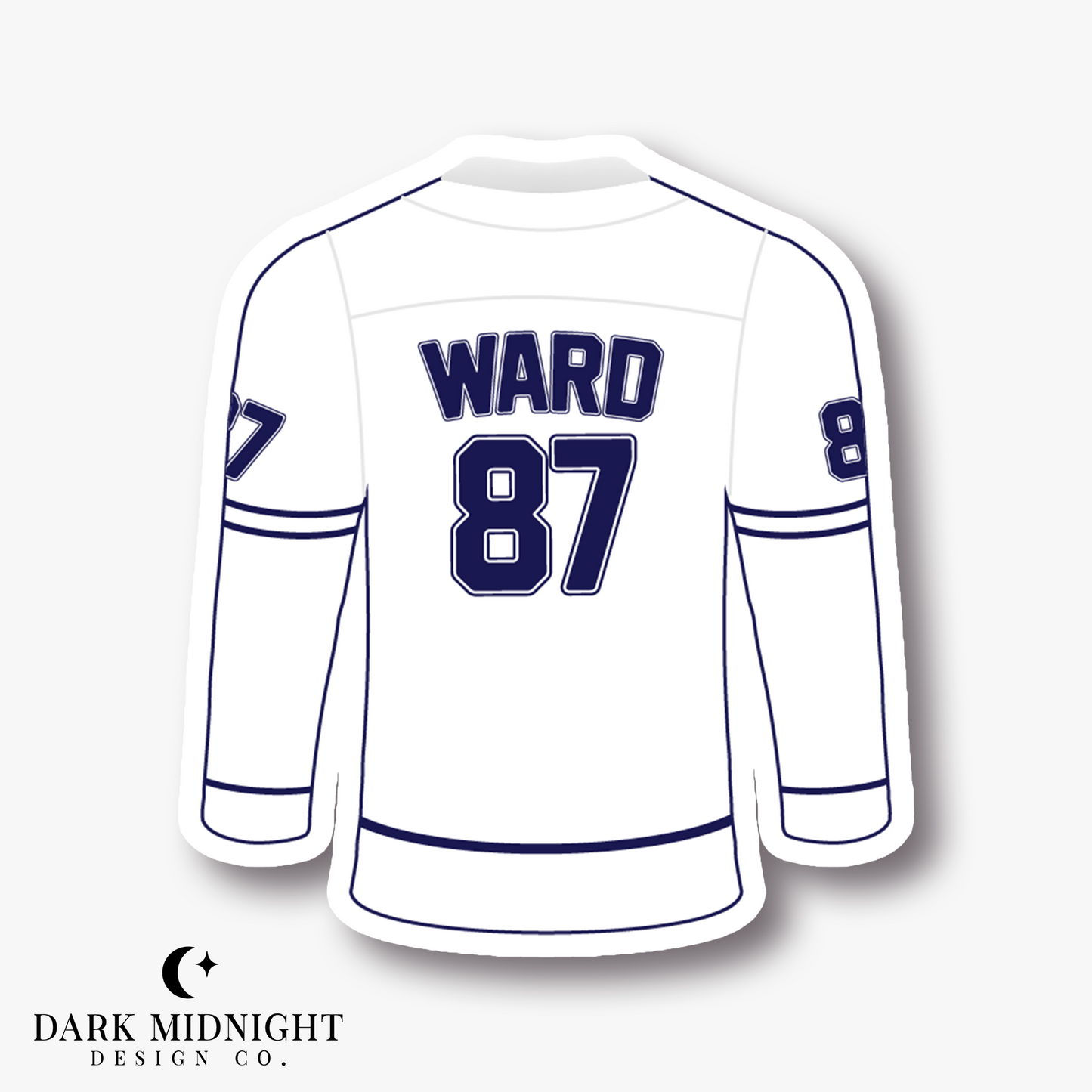 Tate Ward Vancouver Storm Jersey Sticker - Officially Licensed Vancouver Storm Series