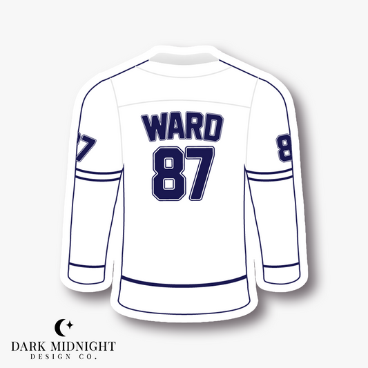 Tate Ward Vancouver Storm Jersey Sticker - Officially Licensed Vancouver Storm Series