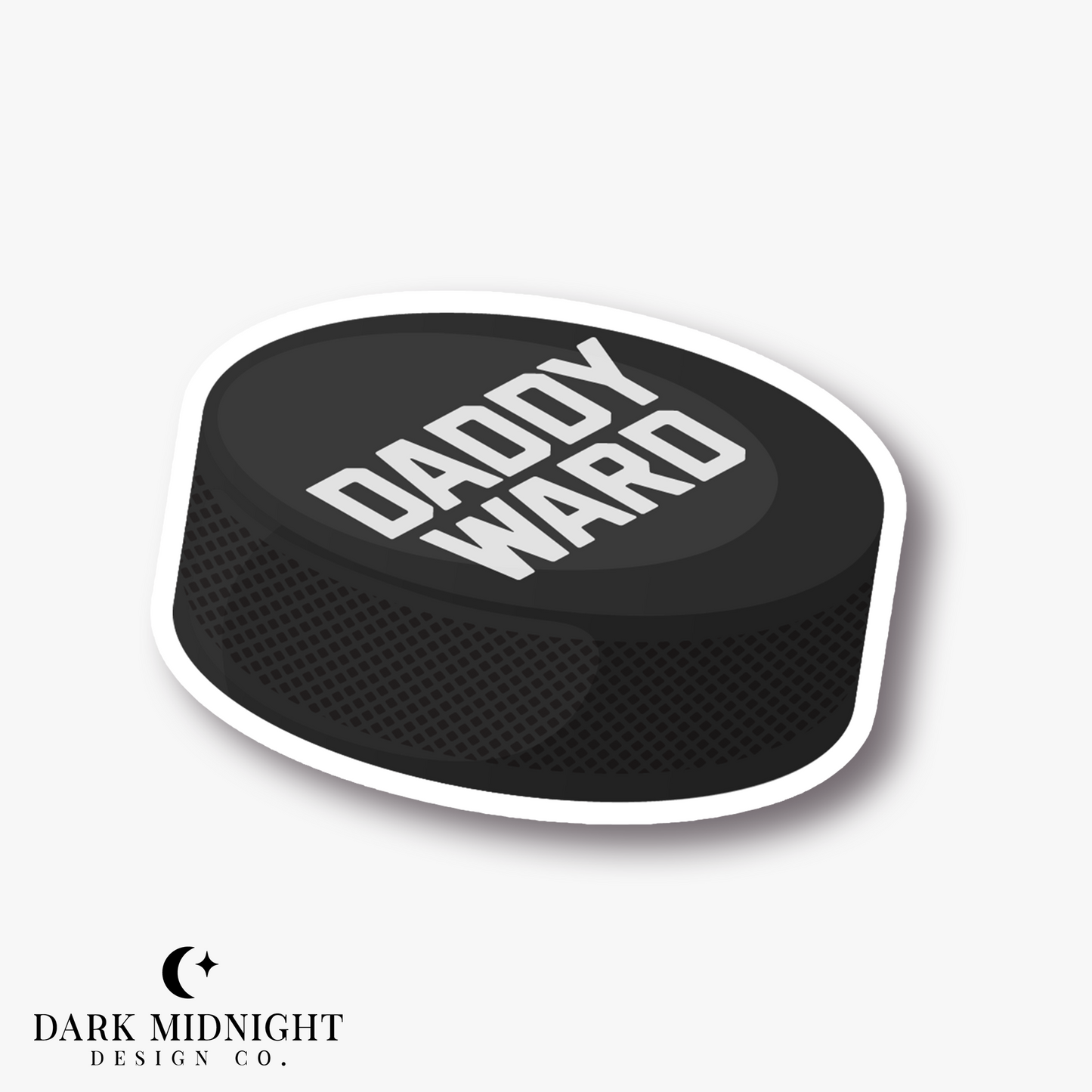 Daddy Ward Puck Sticker - Officially Licensed Vancouver Storm Series