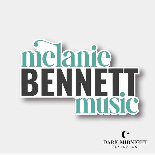 Melanie Bennett Music Sticker - Officially Licensed Tinted Truths Series