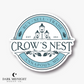 Crow's Nest Logo Sticker - Officially Licensed Ghosted Series