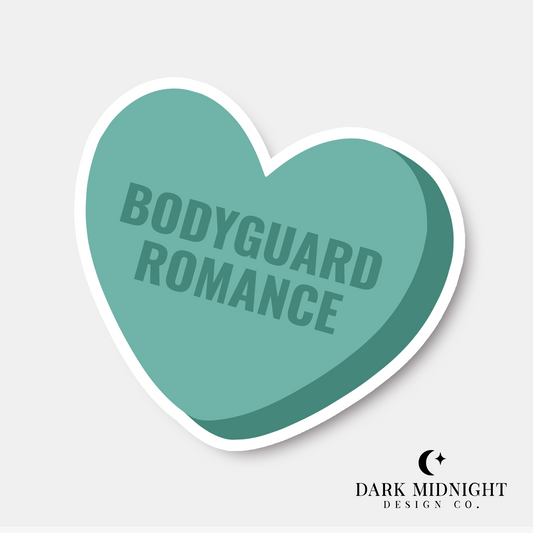 Bodyguard Romance Candy Heart Sticker - Officially Licensed Tinted Truths Series