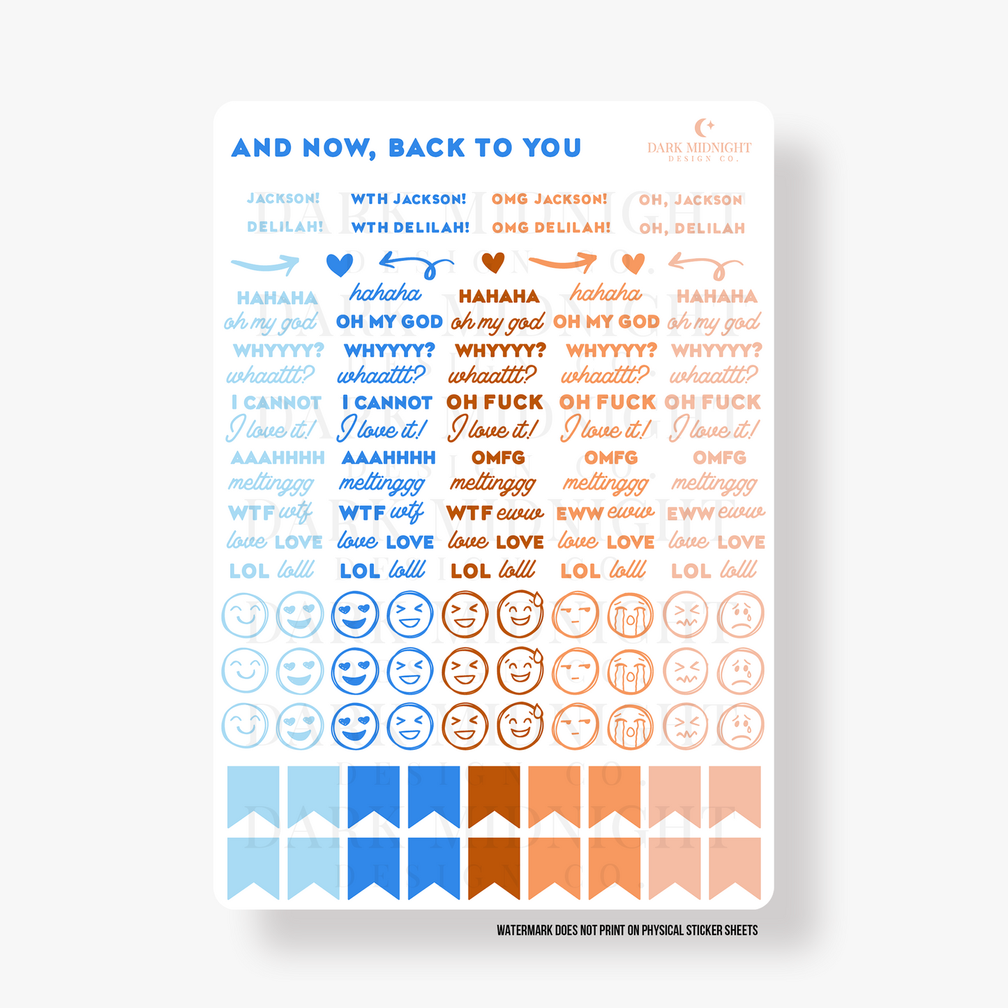 And Now, Back To You Annotation Kit - Officially Licensed Heartstrings Series