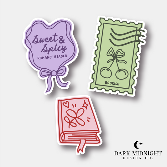 Bookish Stamp Sticker Bundle