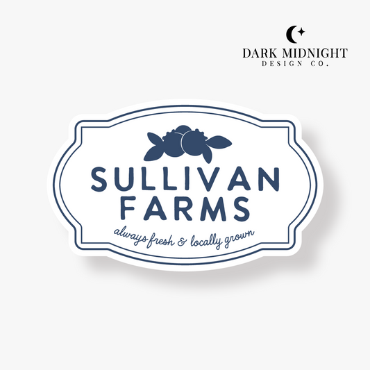 Sullivan Farms Logo Sticker - Officially Licensed Sullivan Family Series