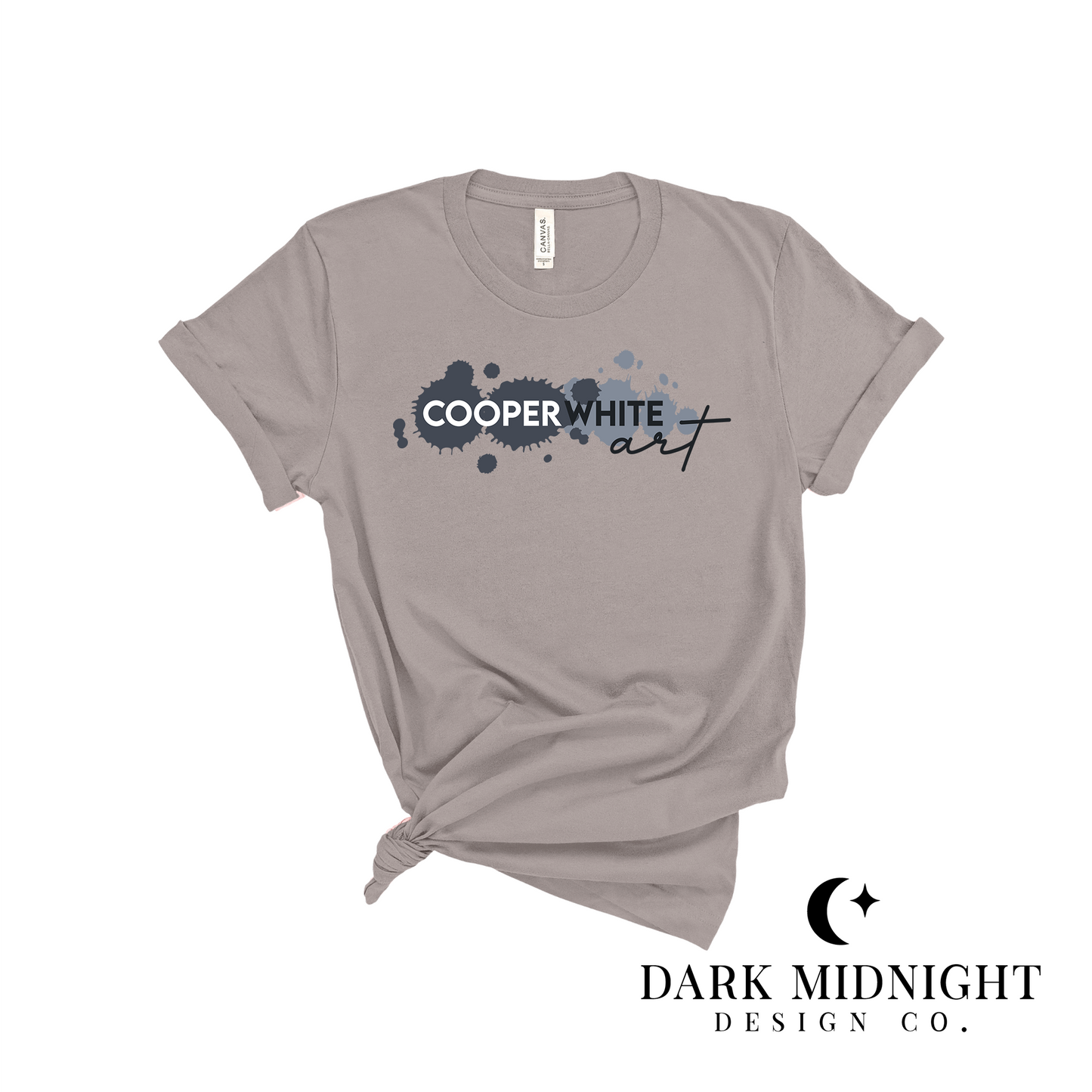Cooper White Art Tee - Officially Licensed Greatest Love Series