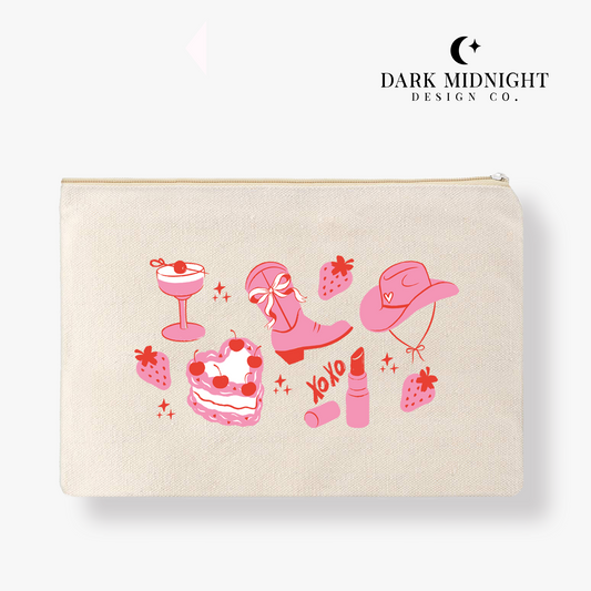 Valentine Cowgirl Pouch (Tan)