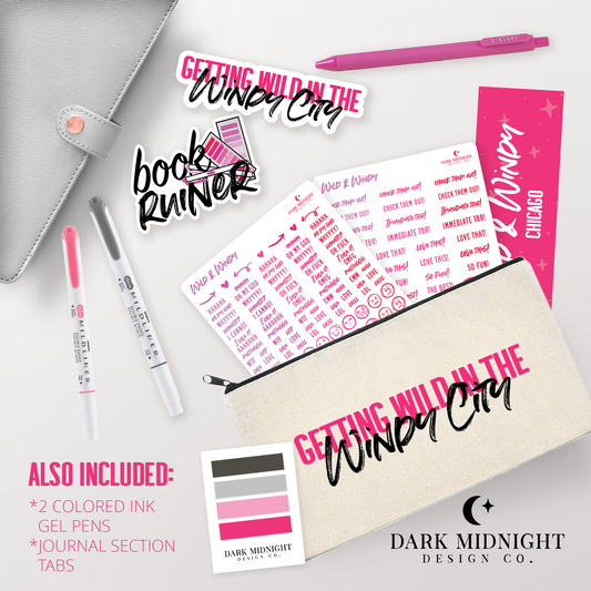 Wild & Windy Chicago / LoveNVegas / Wild & Windy West Journal & Annotation Sticker Kit - Official Wild & Windy Merch