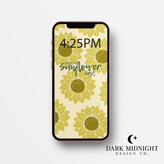 Sunflower Fest Wallpaper - Officially Licensed Peacock Springs Series