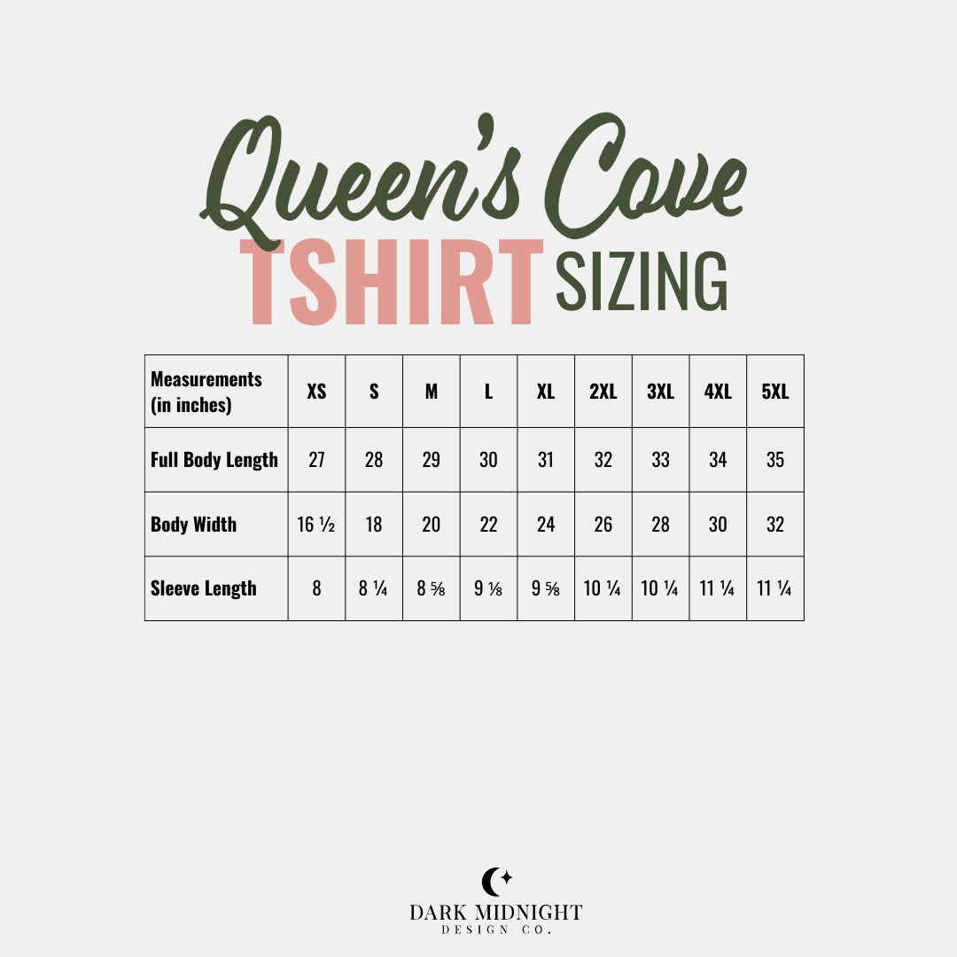 Arbutus Logo Tee - Officially Licensed Queen's Cove Series - Dark Midnight Design Co