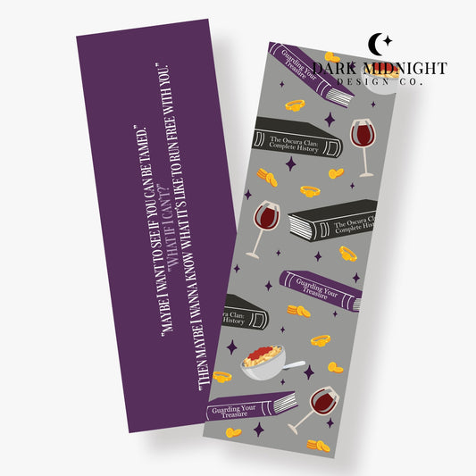 Character Anthology Bookmark - Dante Oscura - Officially Licensed Ruthless Boys of the Zodiac Bookmark - Dark Midnight Design Co