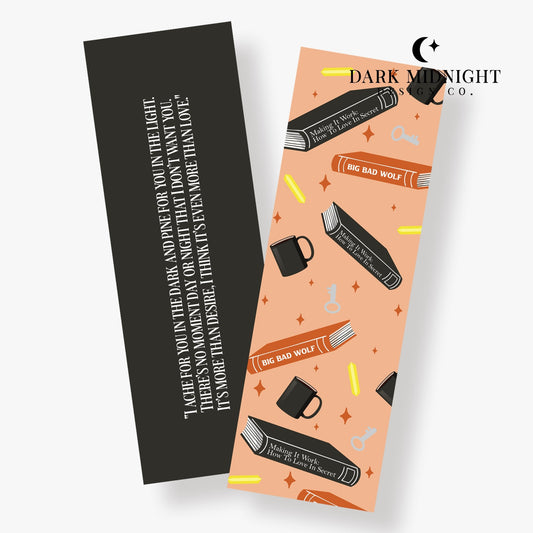 Character Anthology Bookmark - Ethan Shadowbrook - Officially Licensed Darkmore Penitentiary Bookmark - Dark Midnight Design Co