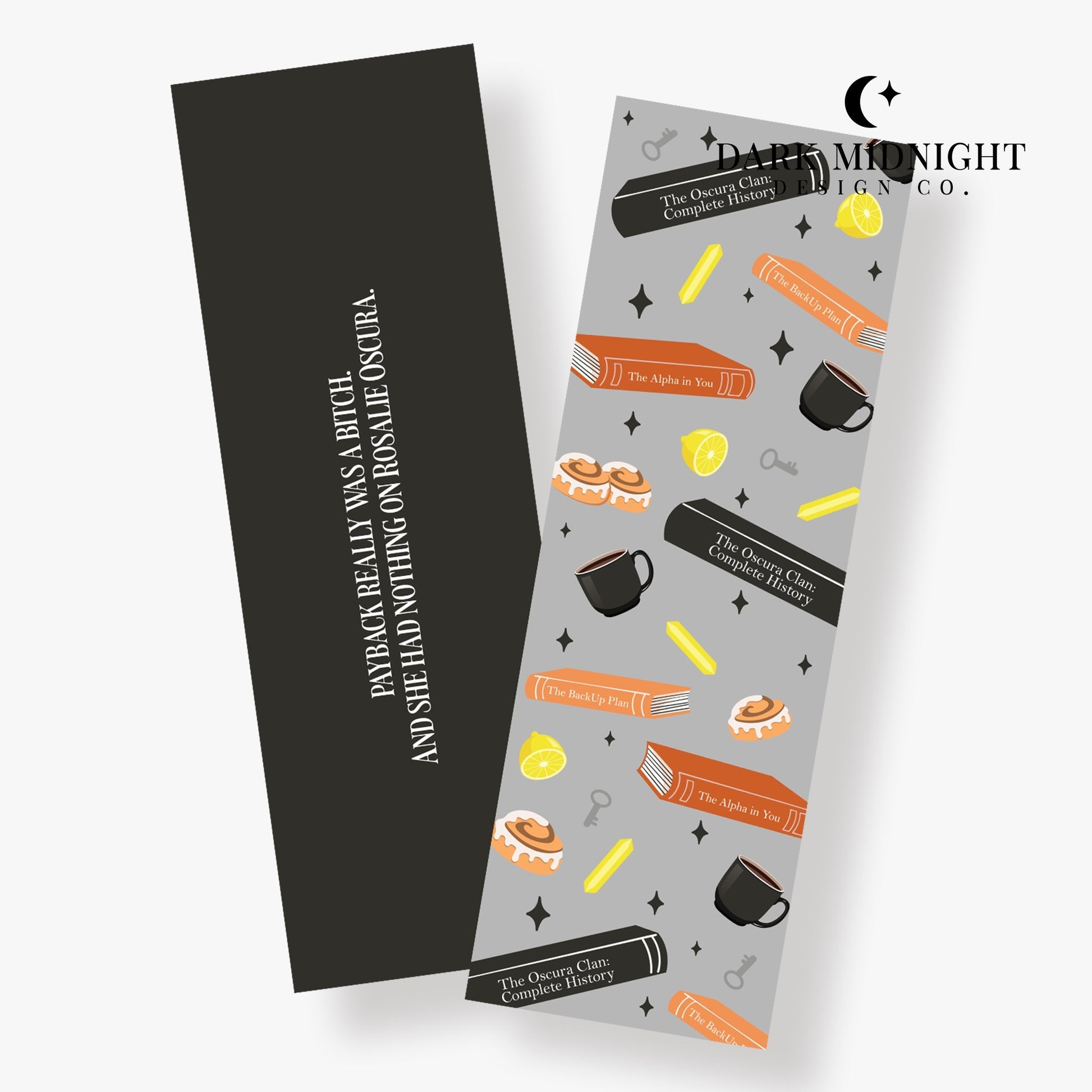 Character Anthology Bookmark - Rosalie Oscura - Officially Licensed Darkmore Penitentiary Bookmark - Dark Midnight Design Co