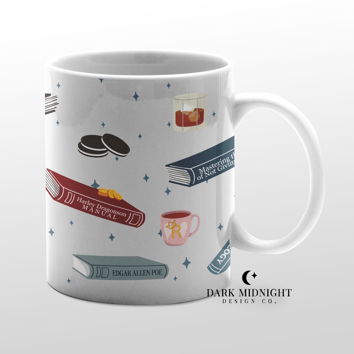 Character Anthology Mug - Officially Licensed Zodiac Academy 15oz Mug - Dark Midnight Design Co