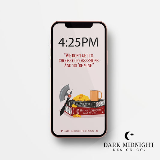 Character Anthology Phone Wallpaper - Darius Acrux - Officially Licensed Zodiac Academy Phone Wallpaper - Dark Midnight Design Co
