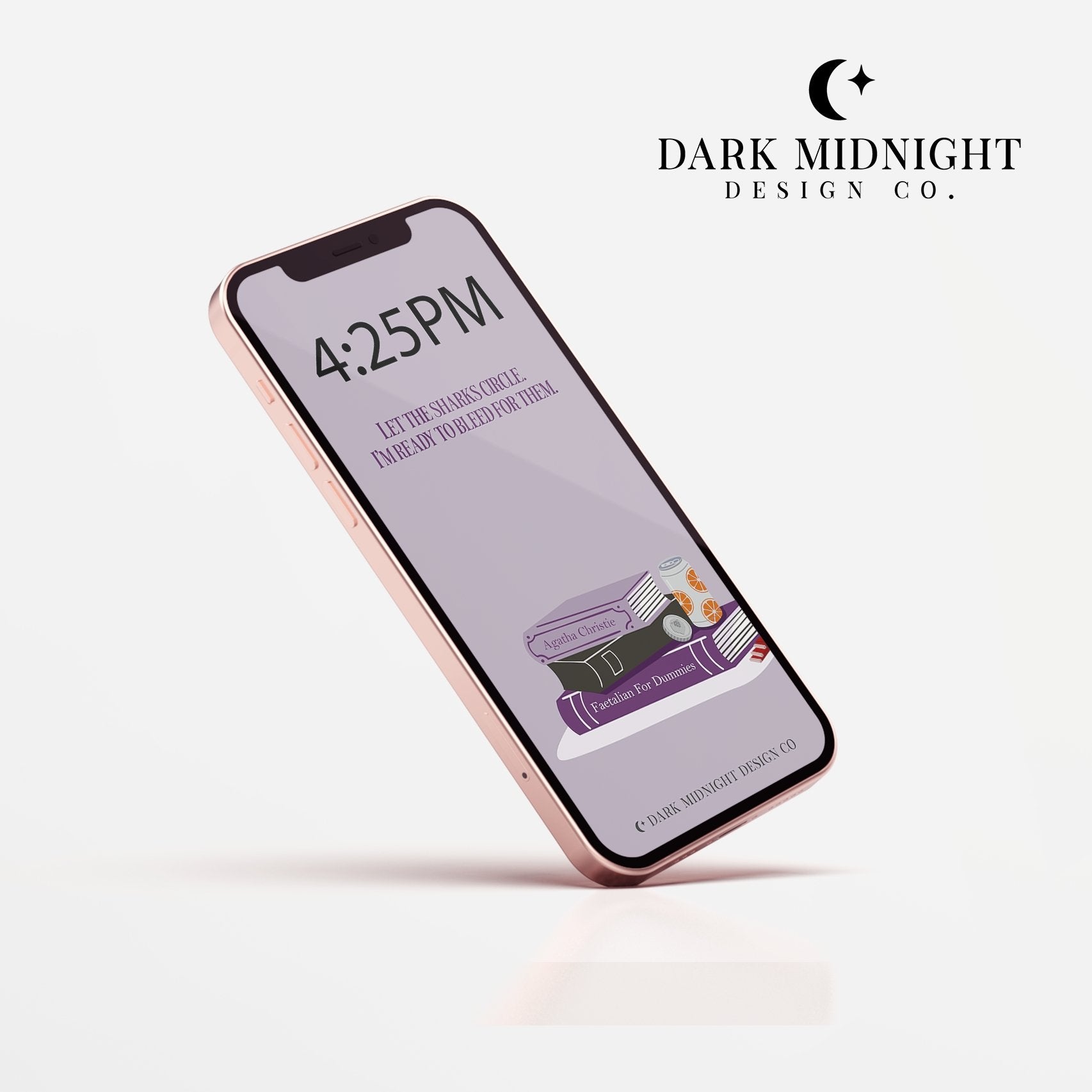 Character Anthology Phone Wallpaper - Elise Castillo - Officially Licensed Ruthless Boys of the Zodiac Phone Wallpaper - Dark Midnight Design Co
